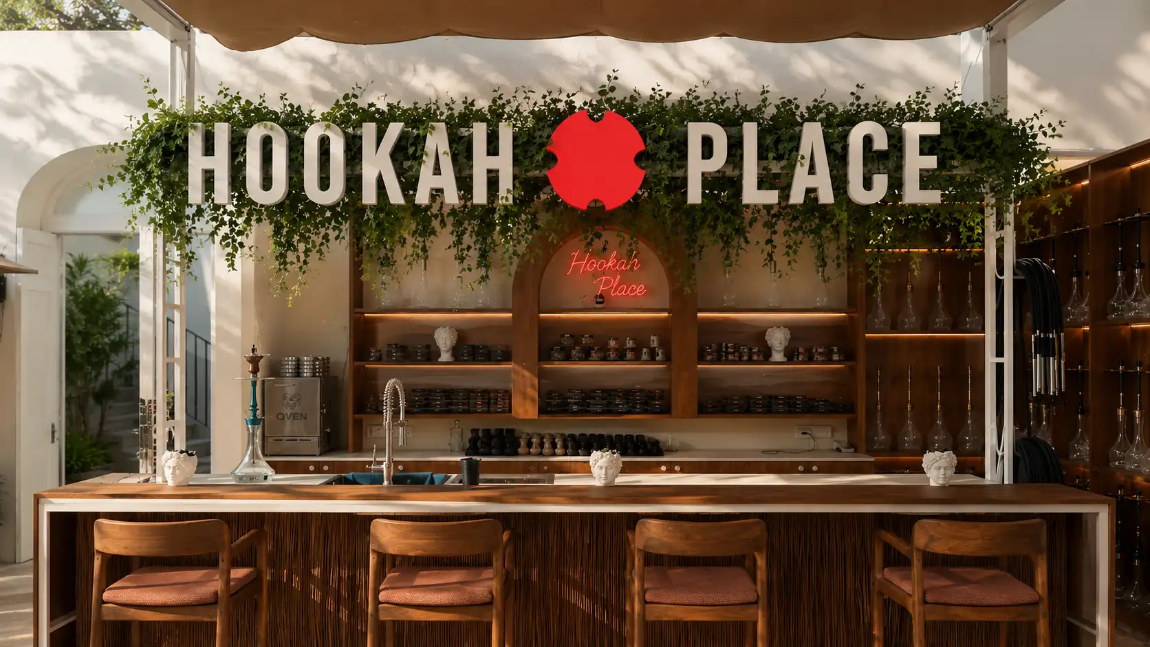 Hookah Place lounge en Playa del Cristo, Estepona